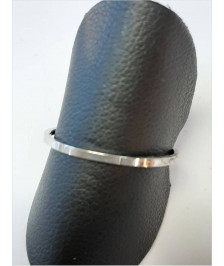 BAGUE OR BLANC 18K 0.63GR T53