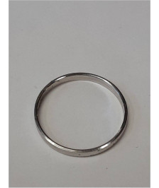 BAGUE OR BLANC 18K 1.14GR T53