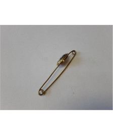 BROCHE OR 18K 2.46GR EMAIL LIMOGES 