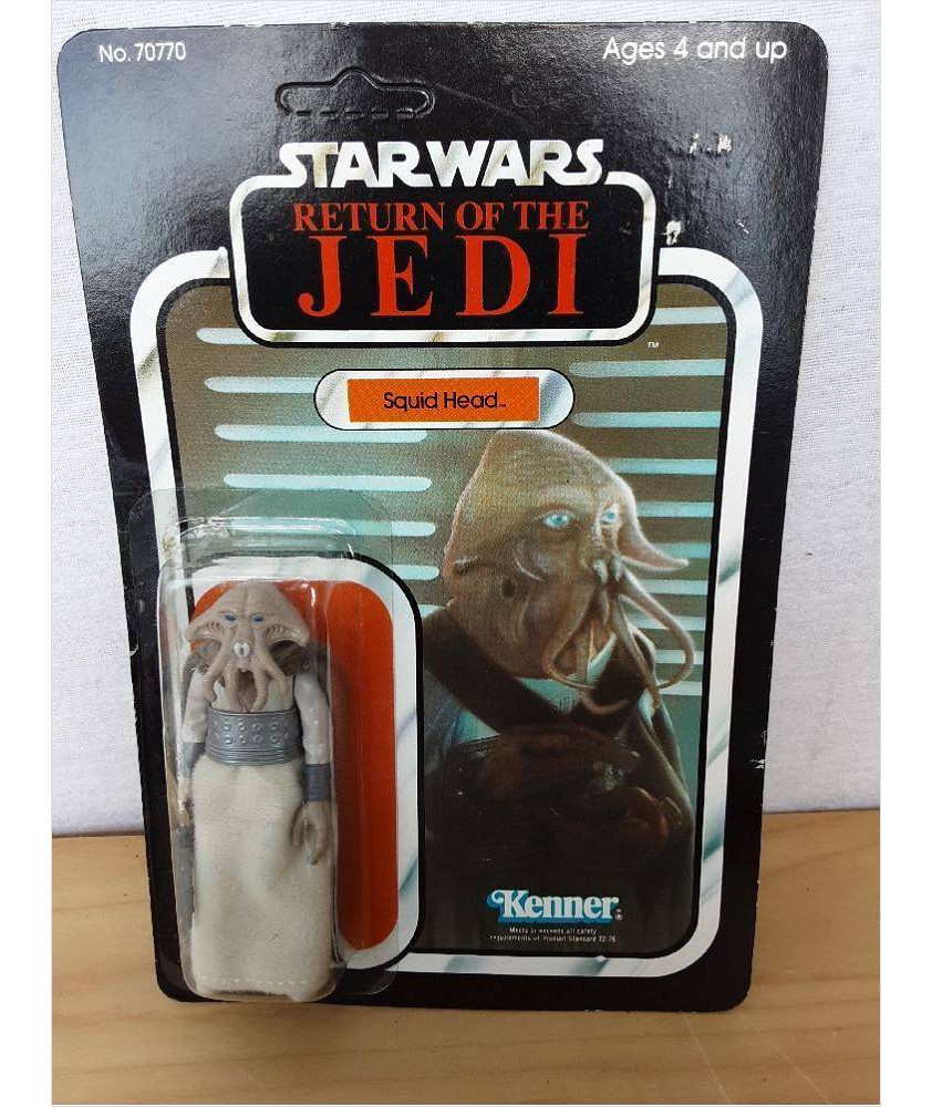FIGURINE STAR WARS SQUID HEAD KENNER 1983 FIGURINE STAR WARS SQUID HEAD KENNER 1983