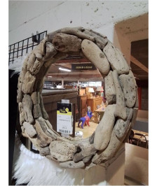 MIROIR BOIS FLOTTE