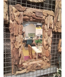 MIROIR BOIS FLOTTE