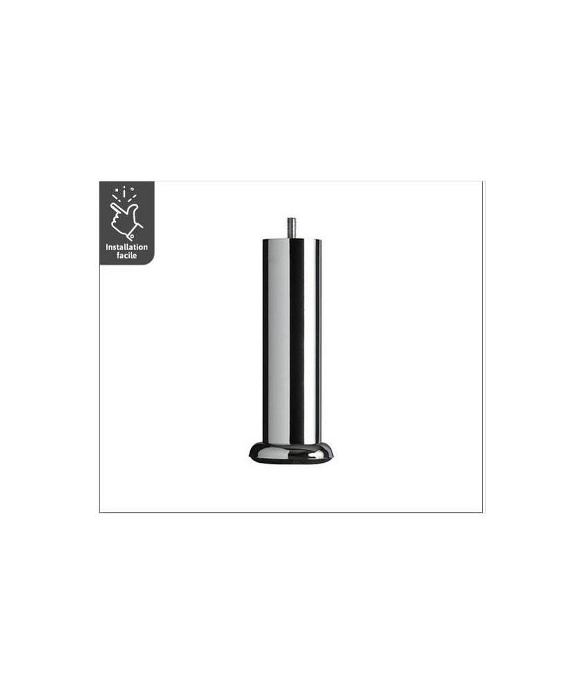 JEU DE PIEDS SOMMIER TAPISSIER METAL CHROME