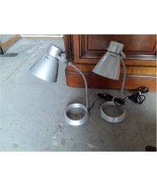 PAIRE DE LAMPES DE CHEVET COREP