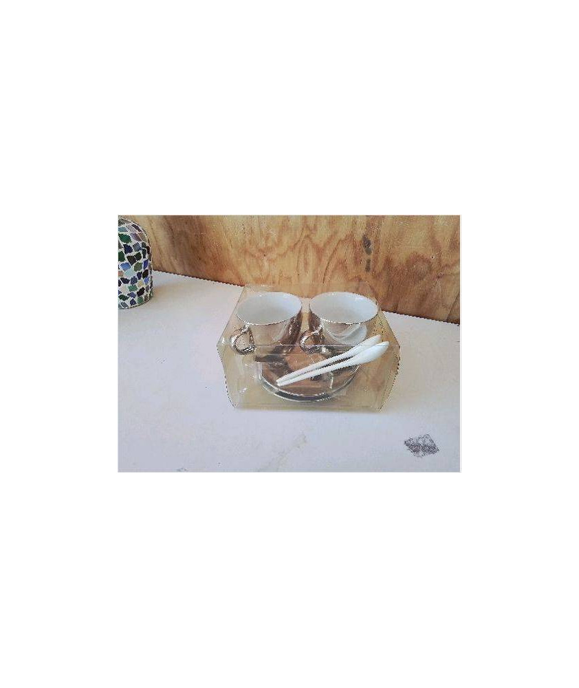 TASSES A THÉ + SOUCOUPES 