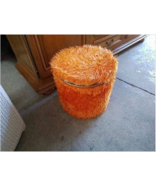 POUFF DE RANGEMENT EN MOUMOUTE 