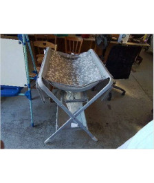 TABLE À LANGER PLIABLE GRISE 