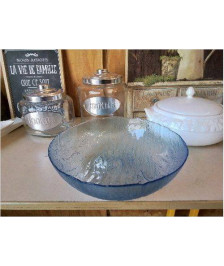 COUPELLE BLEU EN VERRE