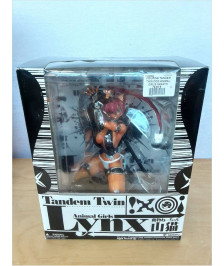 FIGURINE TANDEM TWIN DOG ANIMAL GIRLS YAMATO