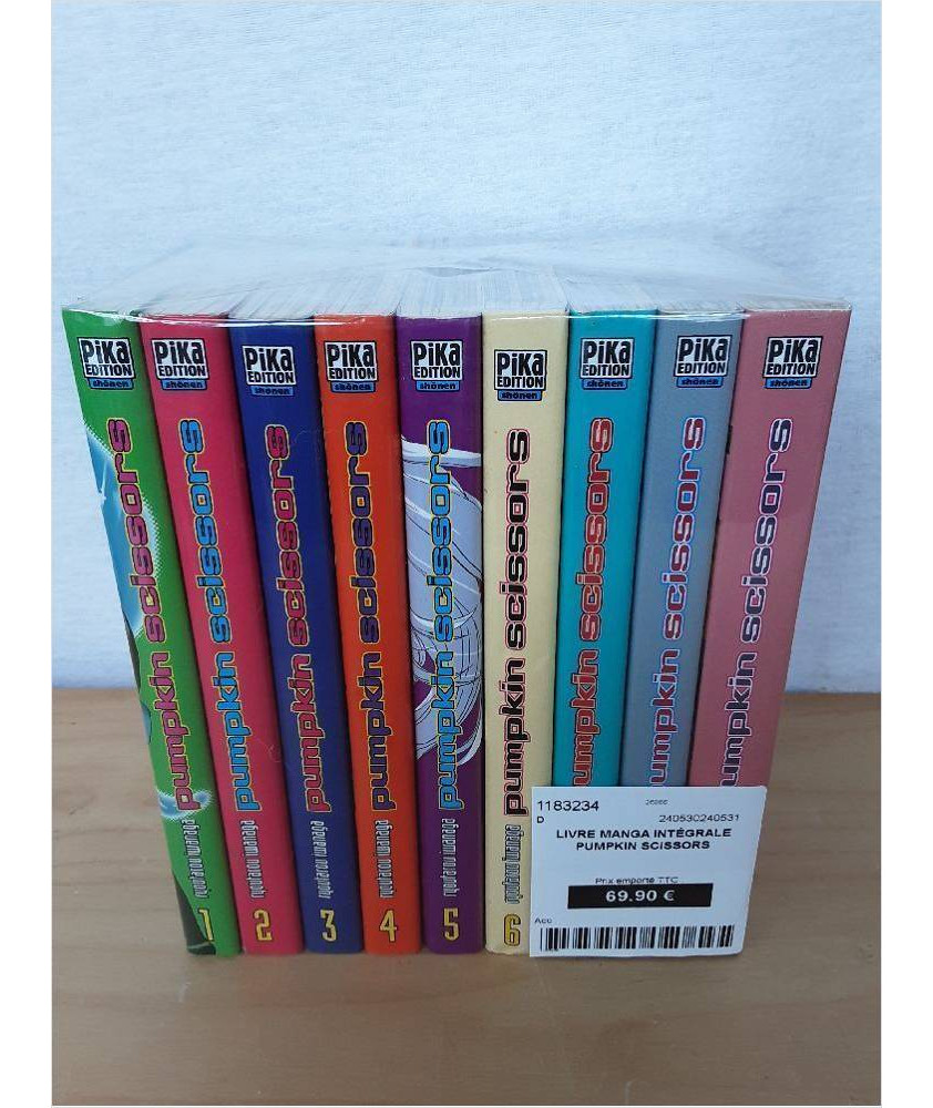 LIVRE MANGA INTÉGRALE PUMPKIN SCISSORS