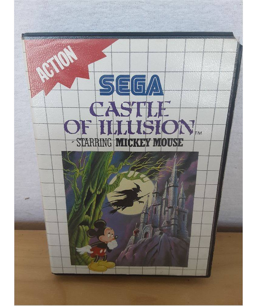 JEU MASTER SYSTEM CASTLE OF ILLUSION COMPLET JEU MASTER SYSTEM CASTLE OF ILLUSION COMPLET