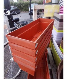 POT PLASTIQUE  RECT