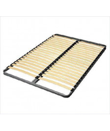 SOMMIER CADRE 20 LATTES 140X190 AVEC RENFORT CENTRAL