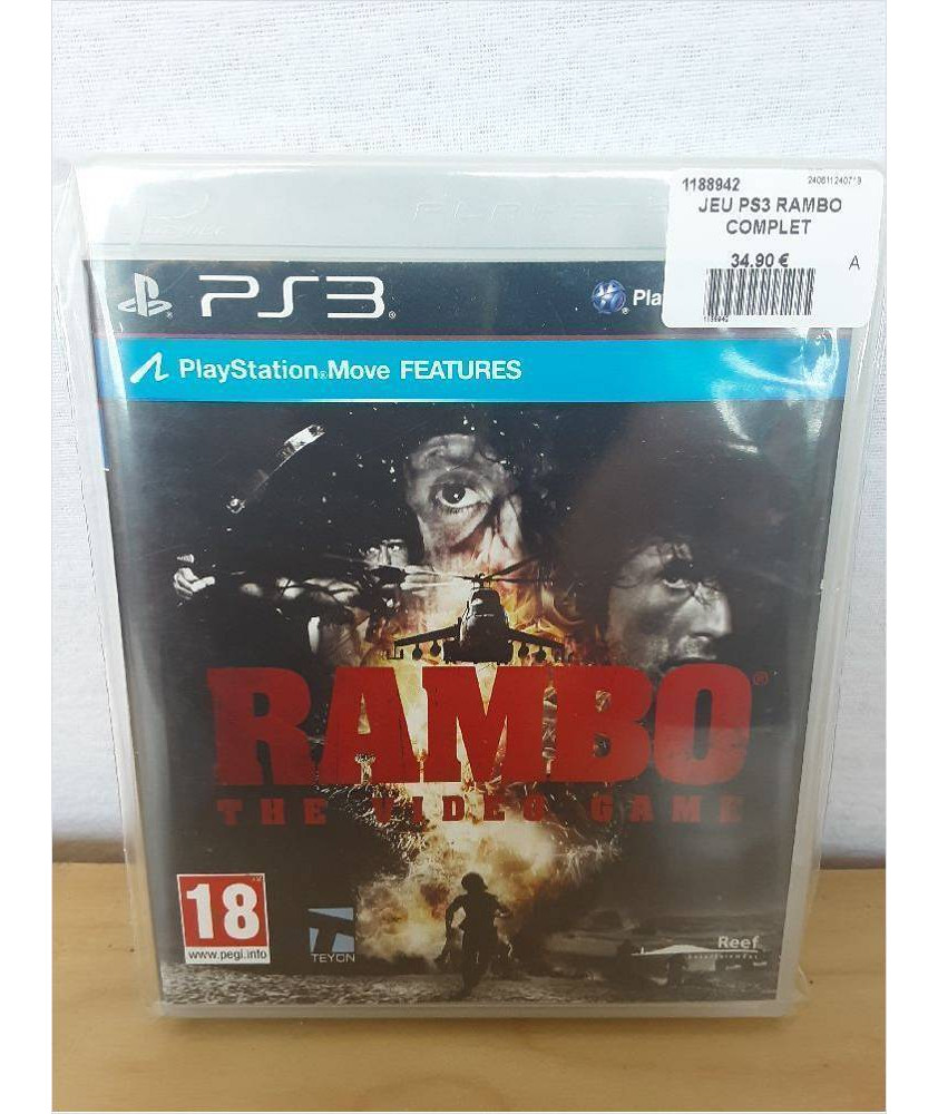 JEU PS3 RAMBO COMPLET