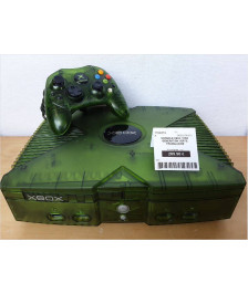 CONSOLE XBOX 1ERE GENERATION VERTE TRANSLUCIDE