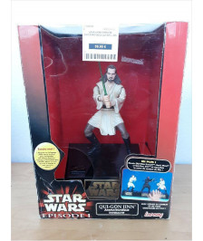 STAR WARS TIRELIRE ANIMATRONIQUE QUI-GON JINN
