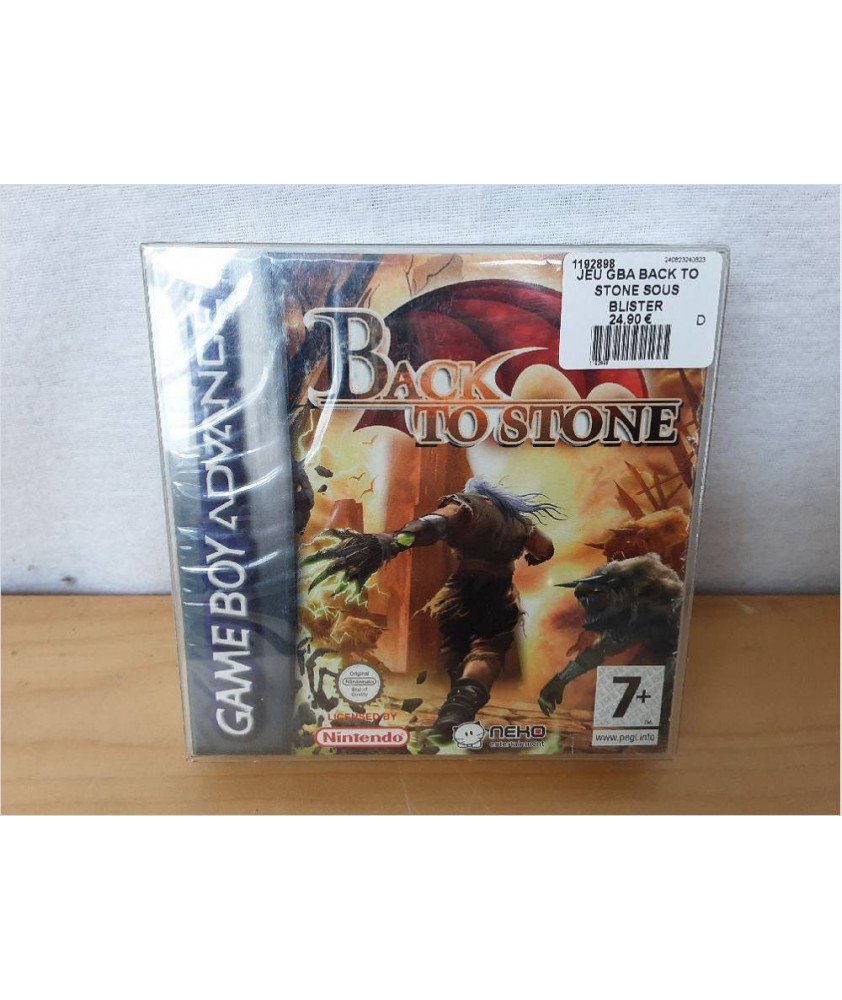 JEU GBA BACK TO STONE SOUS BLISTER JEU GBA BACK TO STONE SOUS BLISTER