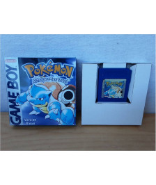 JEU GAME BOY POKEMON BLEUE ( BOITE REPRO - PILE OK  )