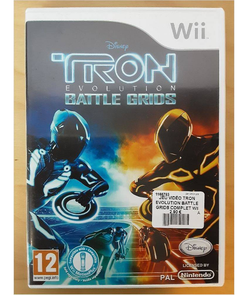 JEU VIDÉO TRON EVOLUTION BATTLE GRIDS COMPLET WII JEU VIDÉO TRON EVOLUTION BATTLE GRIDS COMPLET WII
