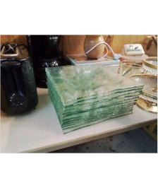 LOT DE 6 ASSIETTES CARRÉS 