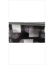 TOILE CIREE FIRST MATHIS GRIS 1M40