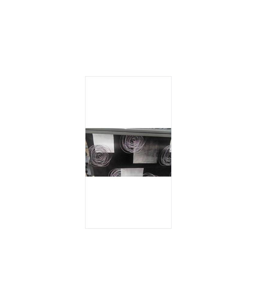 TOILE CIREE FIRST MATHIS GRIS 1M40
