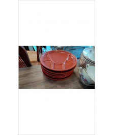 ASSIETTES A FONDUE ROSES