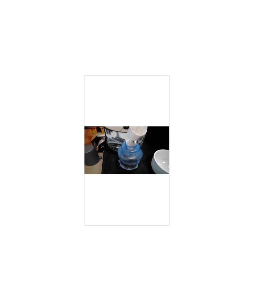 SUSPENSION VERRE BLEUE