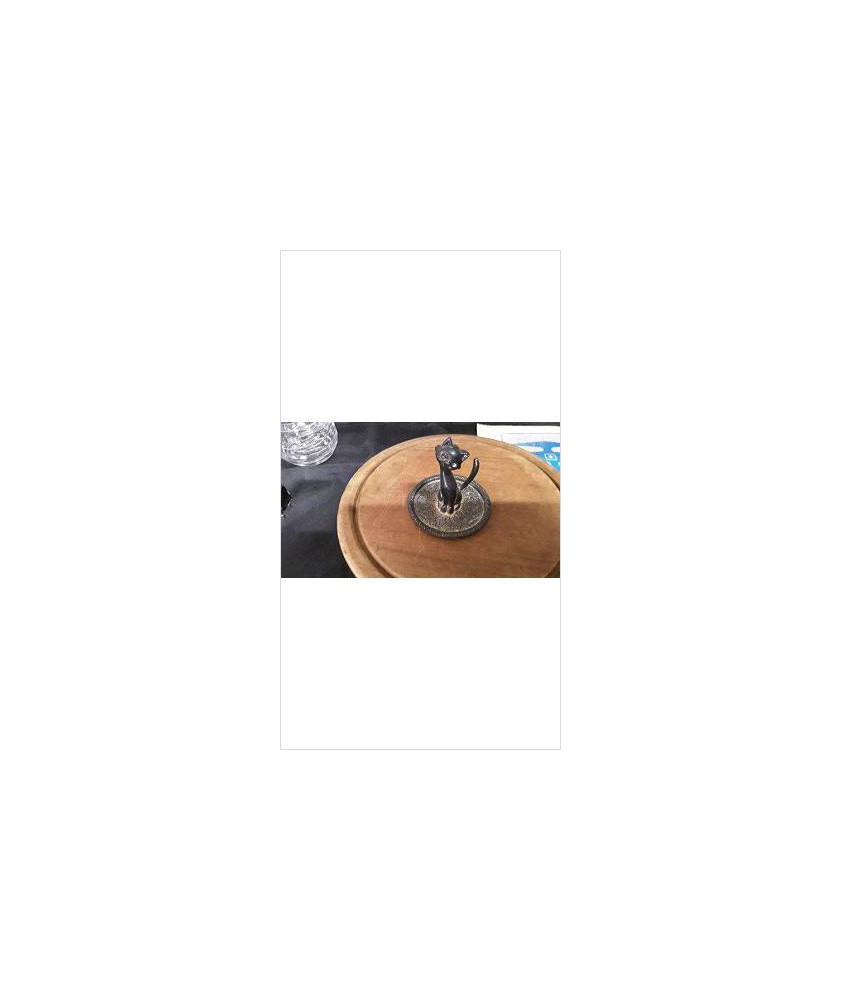 PORTE BAGUE VINTAGE CHAT