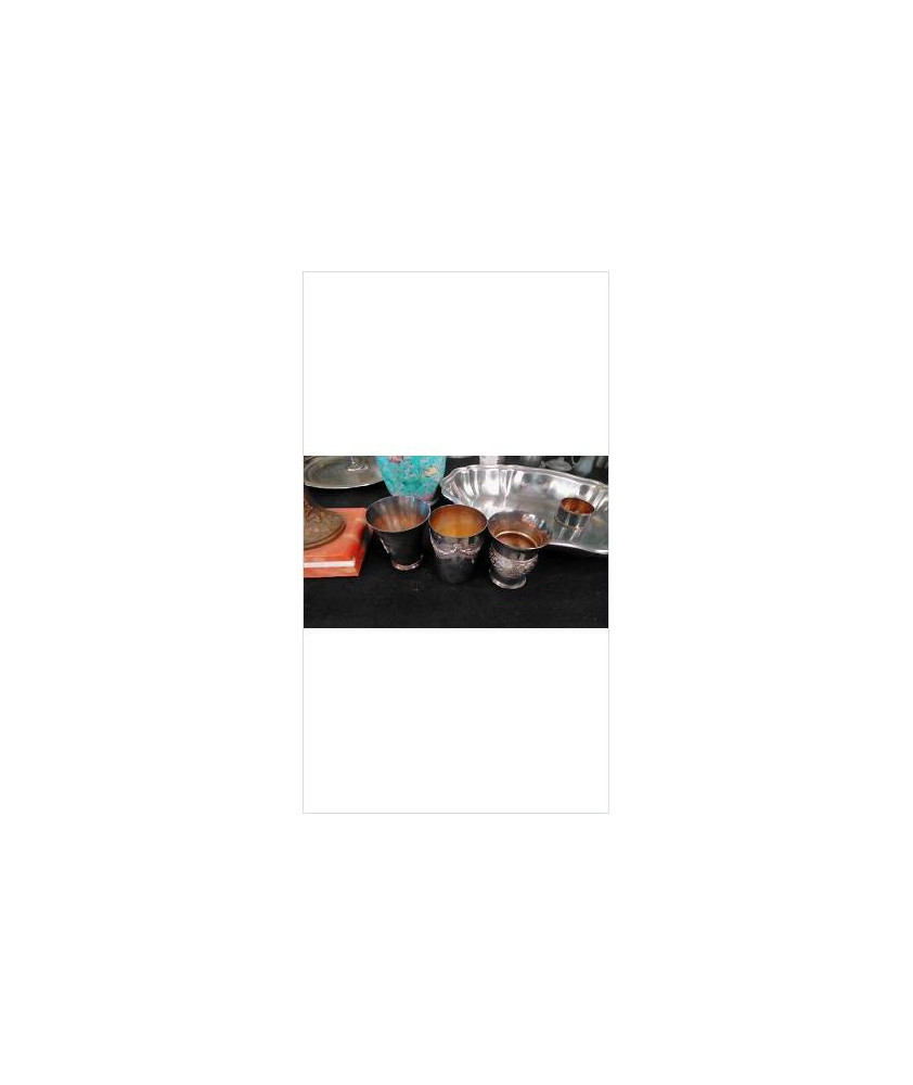 TIMBALE METAL ARGENTE 