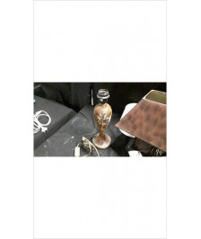PIED DE LAMPE CERAMIQUE MARRON