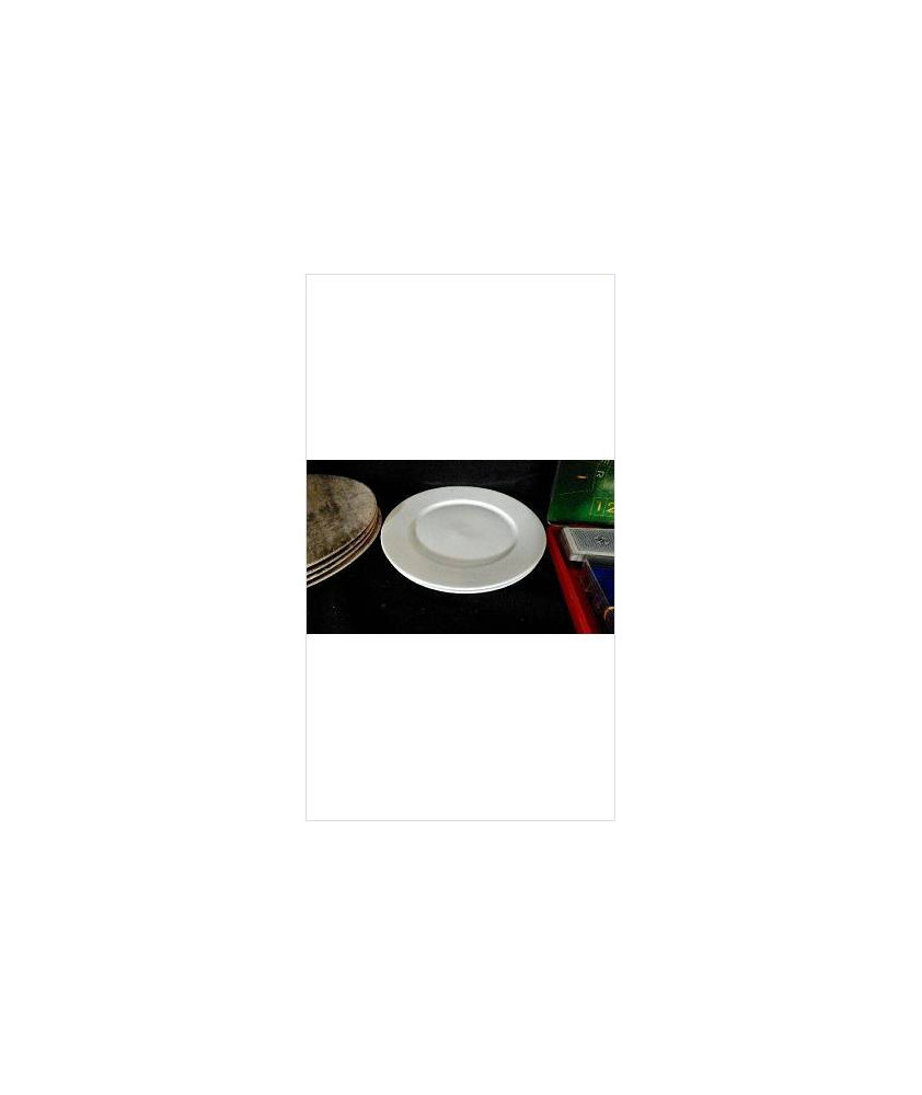 ASSIETTES BLANCHES X2