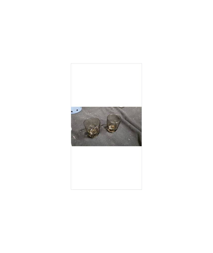 VERRE PM MARRON X2