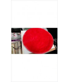 TAPIS ROND ROUGE PM