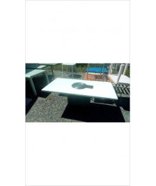 TABLE 160X80 BARBECUE INTÉGRÉ 