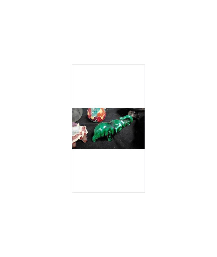 DECO ÉLÉPHANT VERT