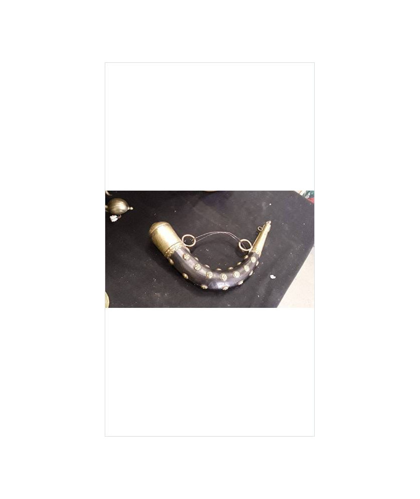 POIRE A POUDRE ANCIENNE (CORNE)