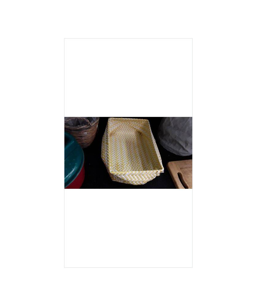RANGEMENT TRESSE JAUNE