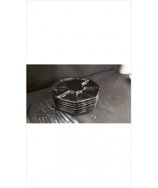 ASSIETTES A FONDUE NOIRES 