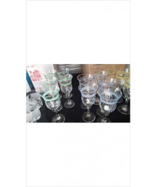 VERRE BANDES COULEUR 