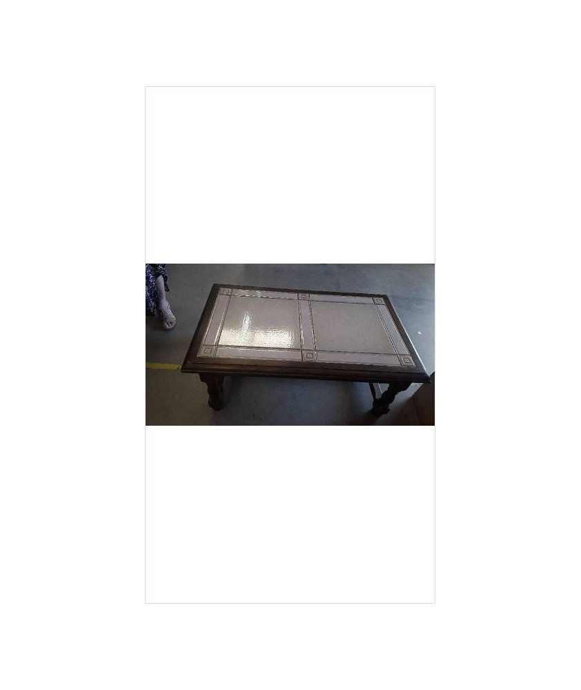 TABLE BASSE DESSUS CARRELE 