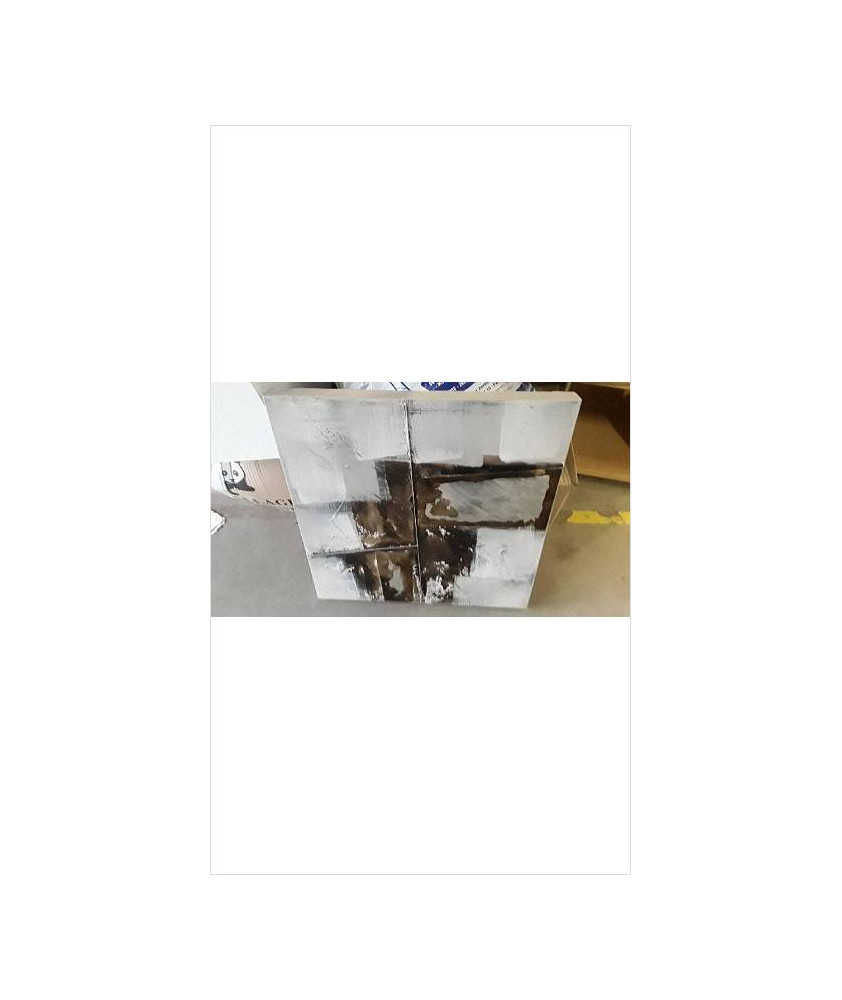 TOILE MARRON ALU BROSSE