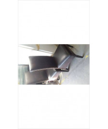 CHAISE CUIR ROTIN