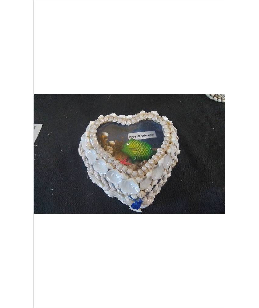 BOITE COEUR COQUILLAGES 
