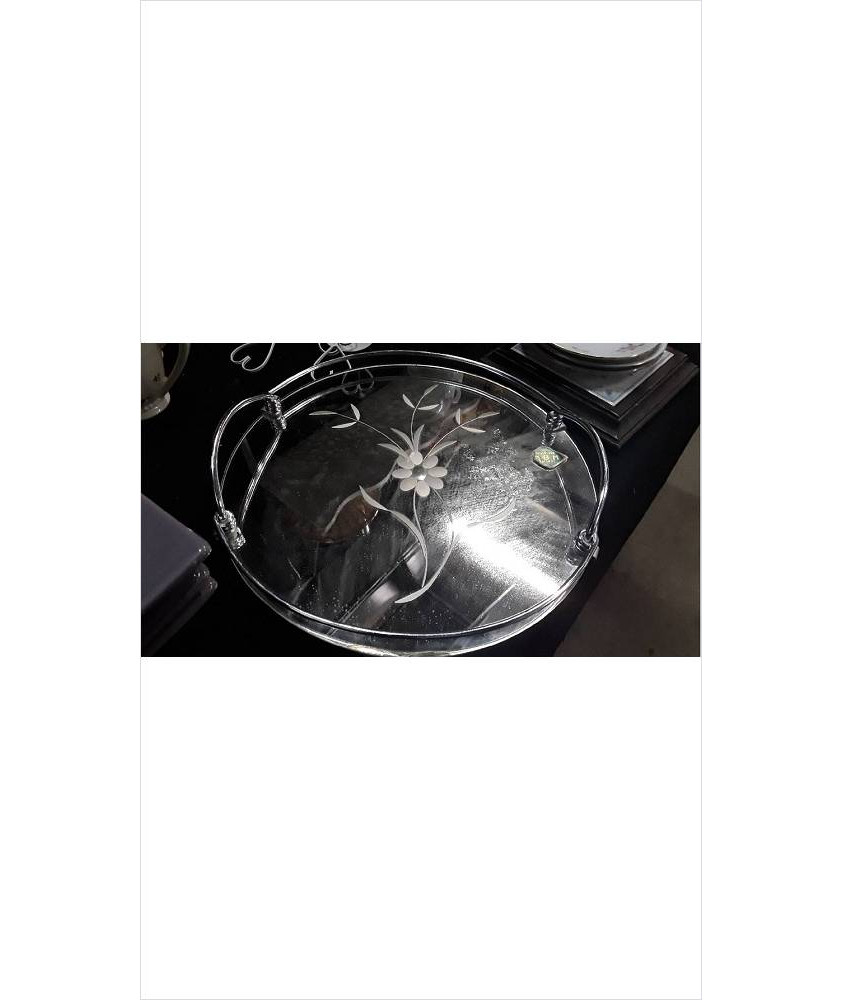 PLATEAU ROND MIROIR 