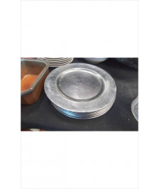 ASSIETTES PLASTIQUES ARGENTEES LE LOT