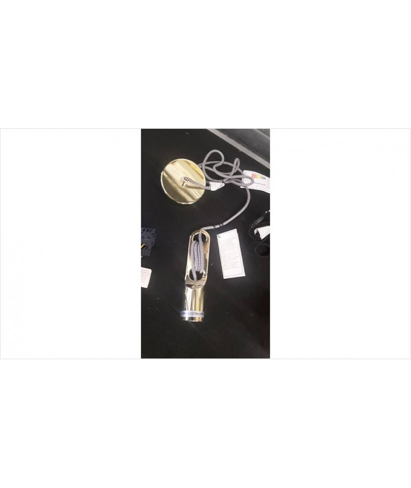 SUSPENSION MODERNE DOREE 