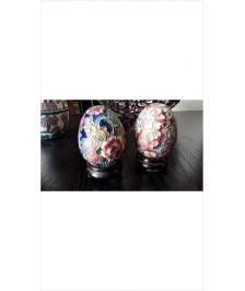 DECO OEUFS CLOISONNÉ PM SUR SUPPORT
