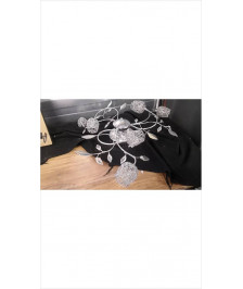 PLAFONNIER 6 BRANCHES FLEURS 