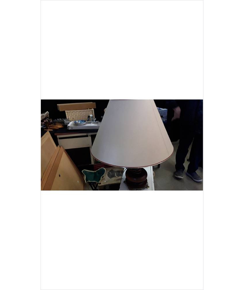 LAMPE GM PIED BOIS